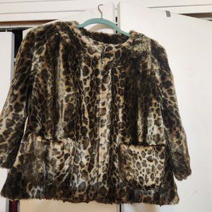 Fuax fur evening jacket